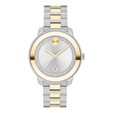 Reloj Movado Bold 3600870 Verso Para Mujer Acero Inoxidabl