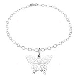 Pulsera Mariposa Corazones Plata 925 Envio Gratis