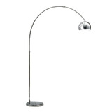 Lampara De Pie Moderna Metalica Minimalista Living E27 Arco