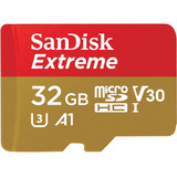 Memoria Microsd Sandisk Extreme 32gb A1 Uhs-i U3 V30 4k 