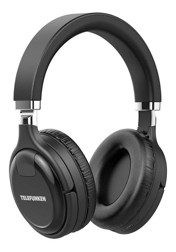 Auriculares Bluetooth Telefunken Tfh800 Cancelacion Ruido Color Negro