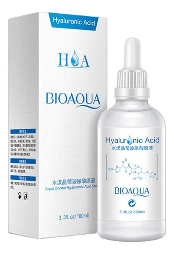 Ácido Hialurónico Serum Bioaqua Concentrado Hidratante Antiarrugas Antiedad