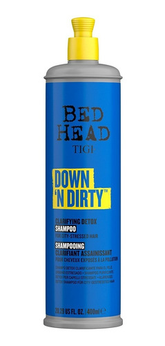 Shampoo Detox 400ml Down N Dirty  Tigi Limpieza Profunda