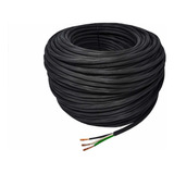 Cable Uso Rudo 3x16 100 Metros Color Negro Oferta 16a