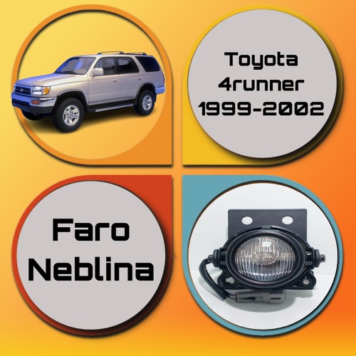 Faro Neblina Aplica Der Y Izq Toyota 4runner 99-02 Foto 6