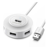 Ugreen Hub Adaptador Usb 2.0 4 × Usb A + Cargador Micro Usb