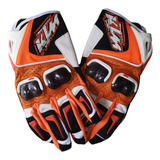 Guantes Ktm De Piel Premium, Motociclista  Con Protecciones