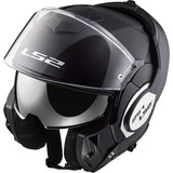 Casco Rebatible 180º Ls2 399 Valiant Negro Mate Agrobikes