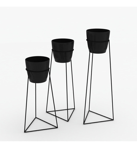 Materas Con Soportes Metal Set X 3 