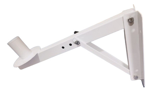 Suporte Parede Caixa De Som Acústica Cor Branco  25cm