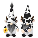 2pcs Decoraciones De Gnomos De Vaca, Muñeco De Ganado ...