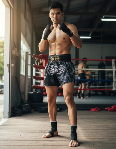 Jalch Short Muay Thai Muaythai Kickboxing Mma Kick Modelo31 | Envío gratis