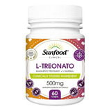 L-treonato ( Treonato+l-taurina) 500mg Em 2 Caps Sunfood