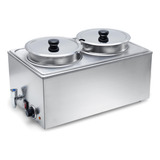 Sybo Zck Bain Marie - Calentador De Alimentos, 2 Ollas Redon