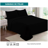 Sabanas De Polar 2.5 Plazas (king) Negro Otoño Invierno