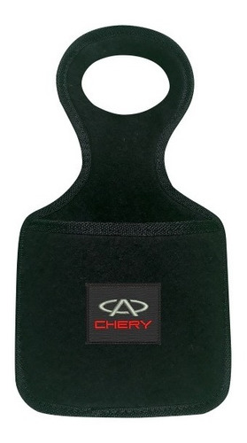 Lixeira Automotiva Carpete - Logo Chery