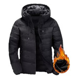 Jaqueta Masculina Inverno Corta Vento Acolchoada Nylon Frio