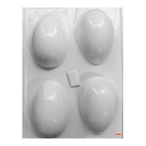 Molde Huevos 7 Cm 4 Cavidades Pascuas  - Ciudad Cotillón