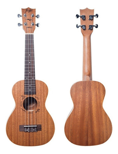 Ukulele Concierto Mahogany, Flight Duc 323 Mah/mah Color Marrón