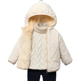 Jaqueta Frio Puffer Acolchoada C/touca Zíper Casaco Infantil