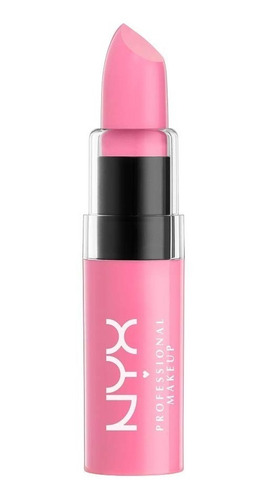 Lápiz Labial Nyx Cosmetics Con Acabado Satinado