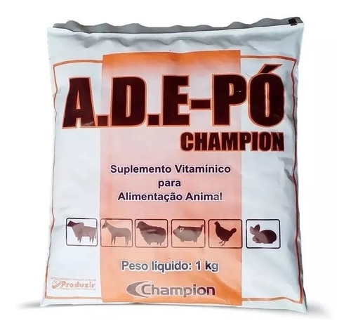 Ade Em Pó Champion Saco 1kg Suplemento Vitamínico Original