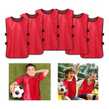 6pcs Casacas Futbol, Basket, Volley, Entrenamiento Niños