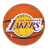 Amscan 543627 Los Angeles Lakers Nba Collection 7 Dessert Pl