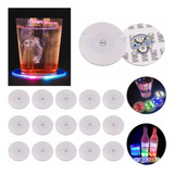 15pcs Posavasos Pegatinas Para Botellas Led Coloridos Luces