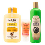 Shampoo Magic Hair Y Tratamiento Restaurador Diurno 