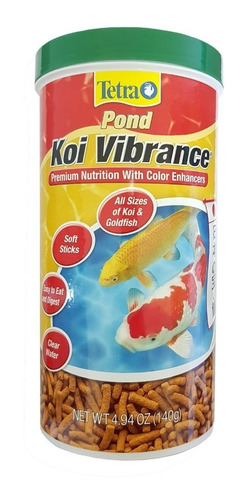 Alimento Para Peces Tetra Pond Koi Vibrance 140g Flote Color