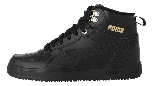 Zapatilla Puma Básquetbol Rebound Rugged Hombre Negras