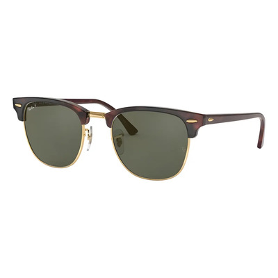 Arm. Solar Ray-ban Clubmaster 0rb3016 Sin Género Polarizado Color 990\u002F58 Color de la lente Verde Color de la varilla Havana Color del armazón Havana | Meses sin interés