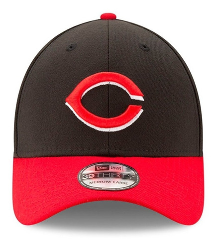 Gorra New Era Cincinnati 39thirty Negro-rojo 12055538 