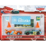 Cars - Ryan Inside Laney & Herb Curbler - Accesorios  Mattel