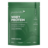 Whey Protein Isolado Puravida Neutro 450g