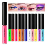 Maydear Uv Liquid Eyeliner Set, 12 Colores Fluorescencia Imp