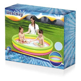 Piscina Infantil Pequena 211 Litros Fundo Inflável Bestway