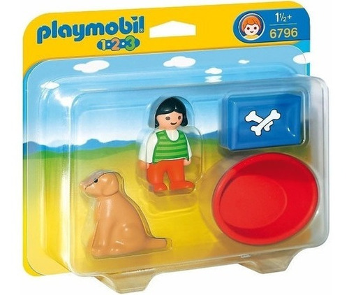 Playmobil 123  Niña Con Perro 6796 Oferta!!!