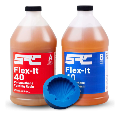 Kit 1 Galon Total Resina Poliuretano Flexible Src Moldes