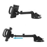 Soporte Celular Para Auto Brazo Largo Extendible 360 