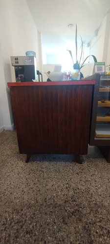 Mostradores De Madera Vintage Usados Estilo Mid Century X2