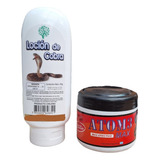 Pack Loción De Cobra+atom3 Emulsión Para Masajes 