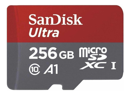 Cartão De Memória Sandisk Sdsquam-256g-gn6ma  Ultra Com Adaptador Sd 256gb