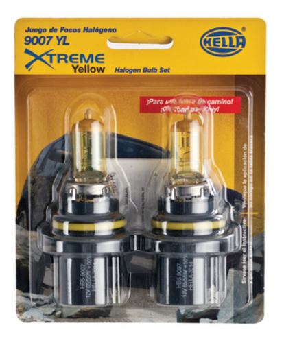 Foco (de Calidad) Hella 9007 12v 65/55w Yellow