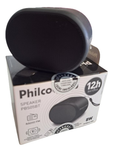Caixa  De Som Philco Speaker Pbs0 5bt 8w Rádio Fm