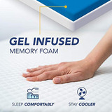 Dynastymattress Colchón De Espuma Viscoelástica De Gel Fresc