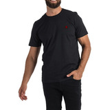 Remera Algodón Peruano H Oxford Polo Club Sunset1 Mc Negro