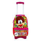 Mochila De Carrito Changolos Primaria Chenson Original Uso Rudo Oferta Sandia