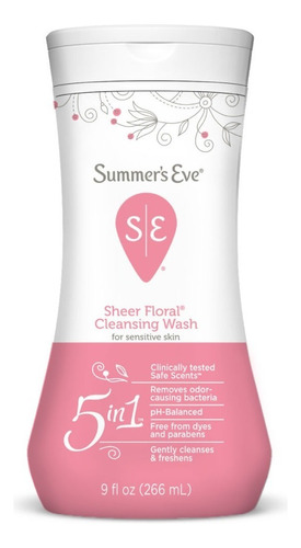 Gel Íntimo Femenino Summers Eve Sheer Floral 266ml